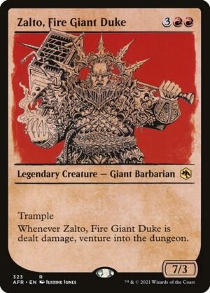 Zalto, Fire Giant Duke - Foil<br /><span class="collector-number">Collector No. 323</span>