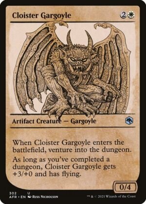 Cloister Gargoyle<br /><span class="collector-number">Collector No. 302</span>