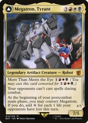 Megatron, Tyrant // Megatron, Destructive Force - Foil<br /><span class="collector-number">Collector No. 12</span>