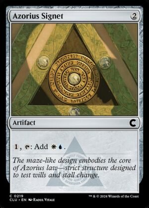 Azorius Signet<br /><span class="collector-number">Collector No. 219</span>