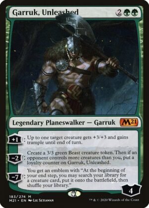 Garruk, Unleashed - Foil<br /><span class="collector-number">Collector No. 183</span>