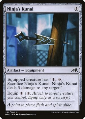 Ninja's Kunai<br /><span class="collector-number">Collector No. 252</span>
