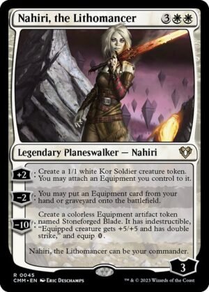 Nahiri, the Lithomancer<br /><span class="collector-number">Collector No. 45</span>