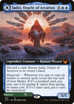 Jadzi, Oracle of Arcavios // Journey to the Oracle<br /><span class="collector-number">Collector No. 325</span>