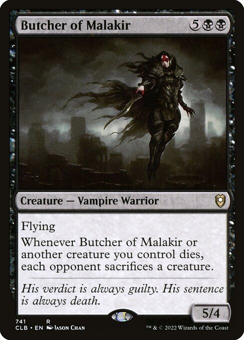 Butcher of Malakir<br /><span class="collector-number">Collector No. 741</span>