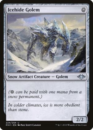 Icehide Golem<br /><span class="collector-number">Collector No. 224</span>