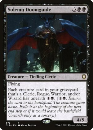 Solemn Doomguide<br /><span class="collector-number">Collector No. 672</span>