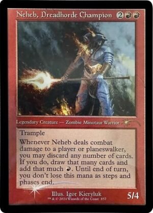 Neheb, Dreadhorde Champion - Foil<br /><span class="collector-number">Collector No. 857</span>