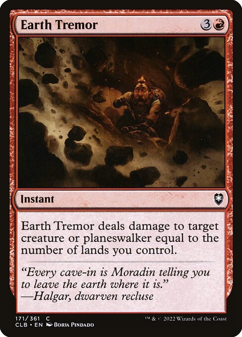 Earth Tremor<br /><span class="collector-number">Collector No. 171</span>