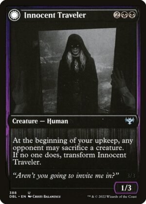 Innocent Traveler // Malicious Invader - Foil<br /><span class="collector-number">Collector No. 388</span>