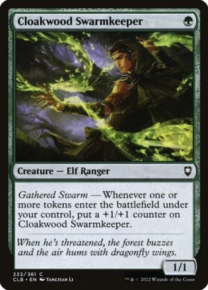 Cloakwood Swarmkeeper<br /><span class="collector-number">Collector No. 222</span>