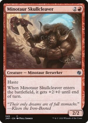 Minotaur Skullcleaver<br /><span class="collector-number">Collector No. 349</span>