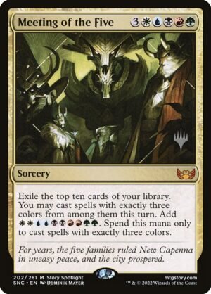 Meeting of the Five<br /><span class="collector-number">Collector No. 202p</span>