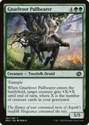 Gnarlroot Pallbearer<br /><span class="collector-number">Collector No. 184</span>