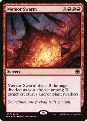 Meteor Swarm - Foil<br /><span class="collector-number">Collector No. 155</span>