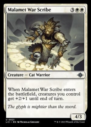 Malamet War Scribe<br /><span class="collector-number">Collector No. 21</span>