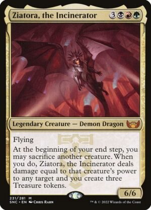 Ziatora, the Incinerator - Foil<br /><span class="collector-number">Collector No. 231</span>