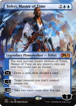 Teferi, Master of Time - Foil<br /><span class="collector-number">Collector No. 281</span>