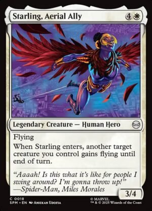 Starling, Aerial Ally<br /><span class="collector-number">Collector No. 18</span>