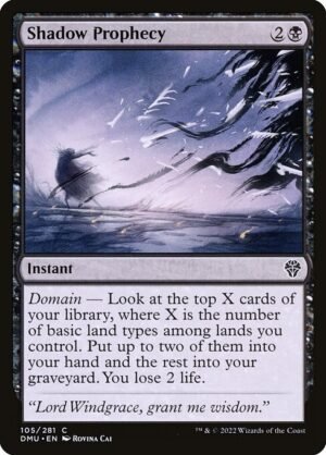 Shadow Prophecy<br /><span class="collector-number">Collector No. 105</span>