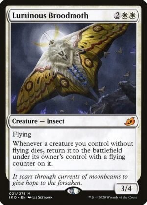 Luminous Broodmoth - Foil<br /><span class="collector-number">Collector No. 21</span>