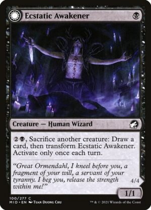 Ecstatic Awakener // Awoken Demon<br /><span class="collector-number">Collector No. 100</span>