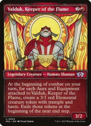 Valduk, Keeper of the Flame - Foil<br /><span class="collector-number">Collector No. 24</span>