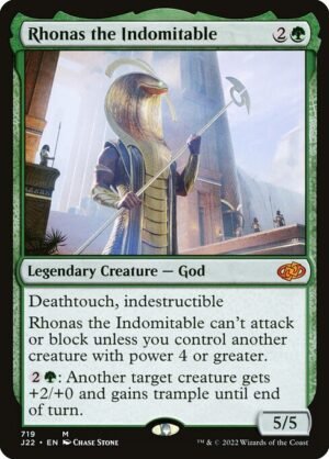 Rhonas the Indomitable<br /><span class="collector-number">Collector No. 719</span>
