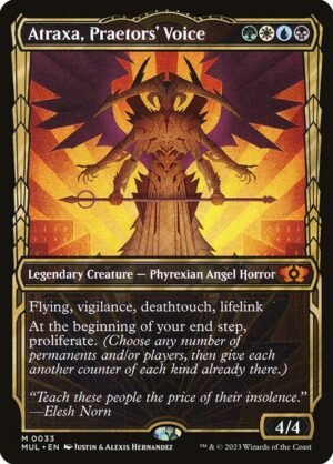Atraxa, Praetors' Voice - Foil<br /><span class="collector-number">Collector No. 33</span>