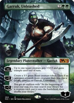 Garruk, Unleashed - Foil<br /><span class="collector-number">Collector No. 284</span>