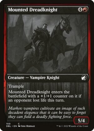 Mounted Dreadknight - Foil<br /><span class="collector-number">Collector No. 150</span>