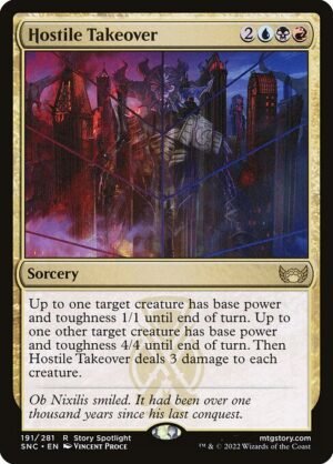 Hostile Takeover - Foil<br /><span class="collector-number">Collector No. 191</span>
