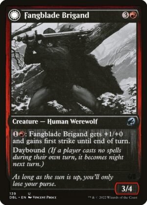 Fangblade Brigand // Fangblade Eviscerator<br /><span class="collector-number">Collector No. 139</span>