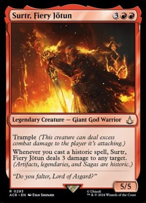 Surtr, Fiery Jötun<br /><span class="collector-number">Collector No. 293</span>