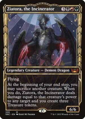 Ziatora, the Incinerator - Foil<br /><span class="collector-number">Collector No. 339</span>