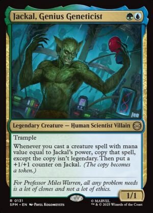 Jackal, Genius Geneticist - Foil<br /><span class="collector-number">Collector No. 131</span>