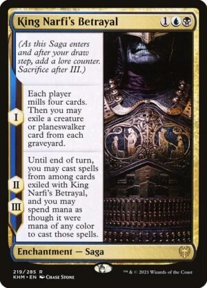 King Narfi's Betrayal - Foil<br /><span class="collector-number">Collector No. 219</span>
