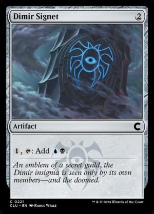 Dimir Signet<br /><span class="collector-number">Collector No. 221</span>
