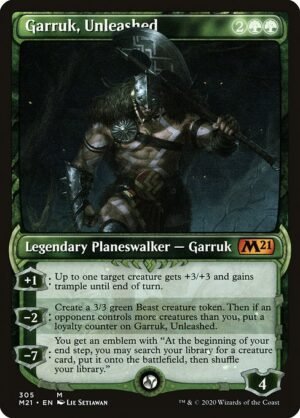 Garruk, Unleashed - Foil<br /><span class="collector-number">Collector No. 305</span>