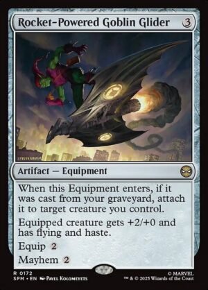 Rocket-Powered Goblin Glider - Foil<br /><span class="collector-number">Collector No. 172</span>