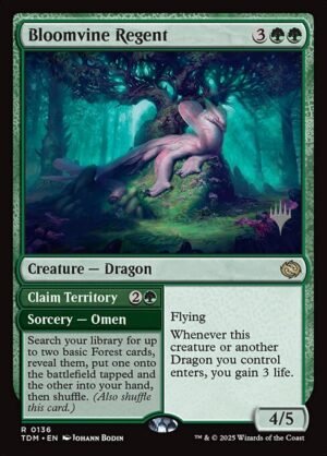 Bloomvine Regent // Claim Territory<br /><span class="collector-number">Collector No. 136p</span>