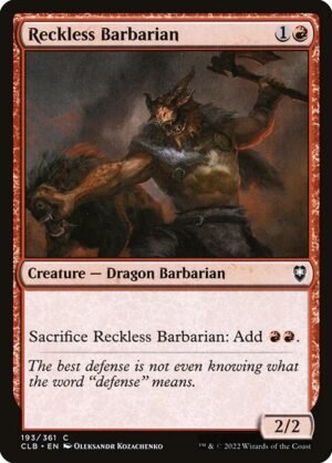 Reckless Barbarian<br /><span class="collector-number">Collector No. 193</span>