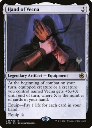 Hand of Vecna - Foil<br /><span class="collector-number">Collector No. 246p</span>