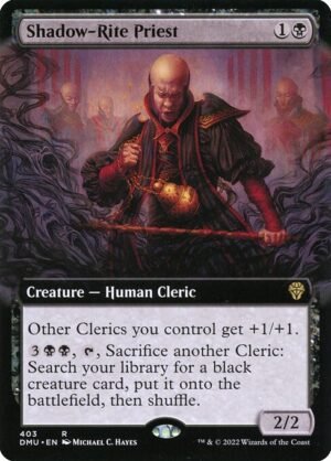 Shadow-Rite Priest<br /><span class="collector-number">Collector No. 403</span>