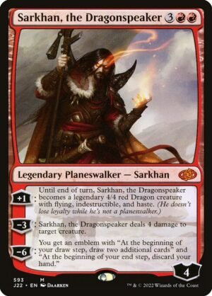 Sarkhan, the Dragonspeaker<br /><span class="collector-number">Collector No. 593</span>