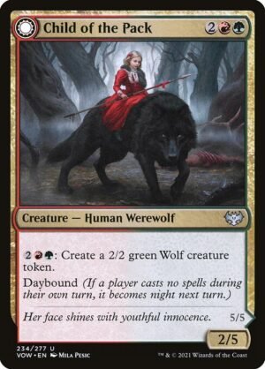 Child of the Pack // Savage Packmate<br /><span class="collector-number">Collector No. 234</span>