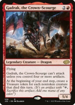 Gadrak, the Crown-Scourge<br /><span class="collector-number">Collector No. 538</span>