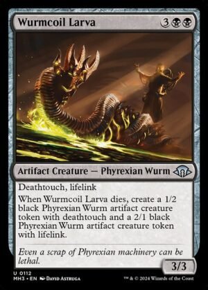 Wurmcoil Larva<br /><span class="collector-number">Collector No. 112</span>