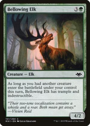 Bellowing Elk<br /><span class="collector-number">Collector No. 157</span>