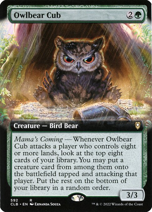 Owlbear Cub<br /><span class="collector-number">Collector No. 592</span>